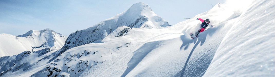 Das Gletscherskigebiet Kitzsteinhorn Kaprun kann mit 100-prozentiger Schneesicherheit und extralanger Skisaison von Mitte Oktober bis Anfang Mai punkten.