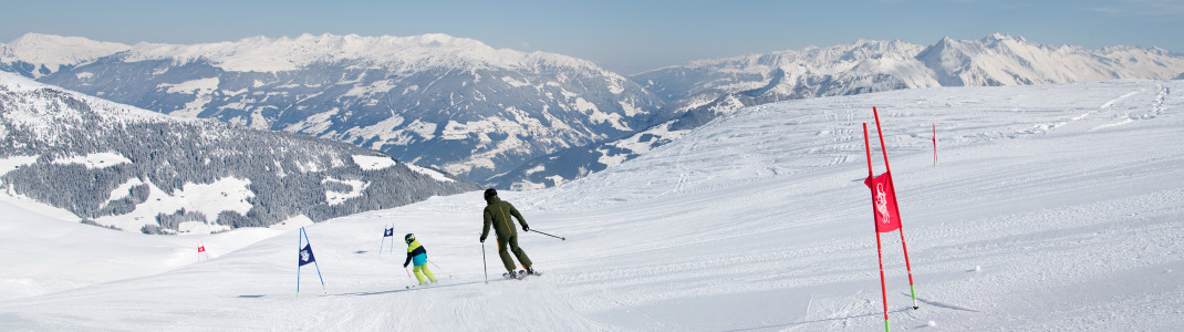 Gleich drei Riesentorlaufstrecken warten im Rennparadies Unterberg.