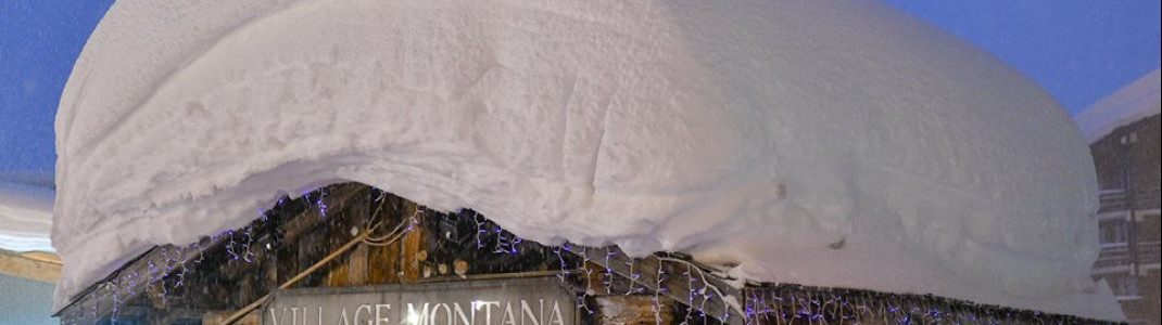 Meterweise Schnee in Val Thorens.