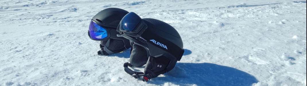 Im Test: Visierhelm Alto Q-lite, Skihelm Gems und Skibrille Double Jack MAG Q von ALPINA.