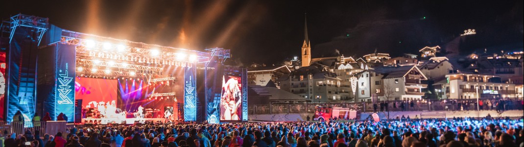 Das Opening Konzert findet im Ortszentrum von Ischgl statt.