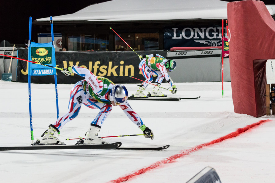 Unter Flutlicht wird wieder das Parallel-Rennen am 23. Dezember 2019 in Alta Badia ausgetragen.