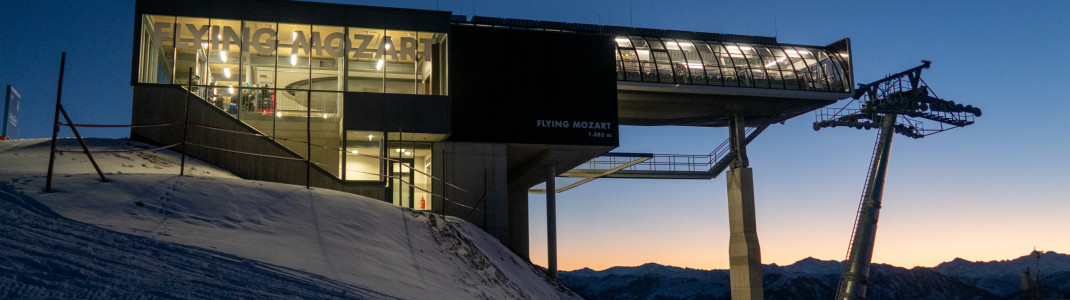 Die neue Bergstation der Flying Mozart wurde bereits im Sommer 2020 gebaut.