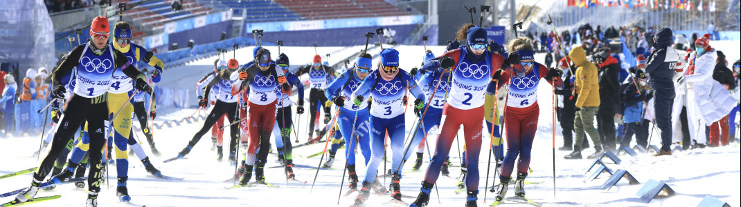 Nördlich von Peking fanden 2022 die Olympischen Winterspiele statt.