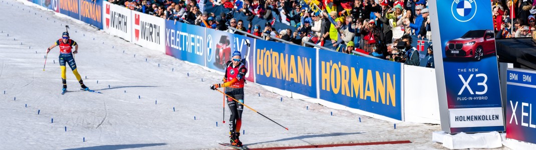 Hochspannung in Oslo: Franziska Preuß holt sich mit ihrem Sieg im letzten Rennen den Gesamtweltcup.