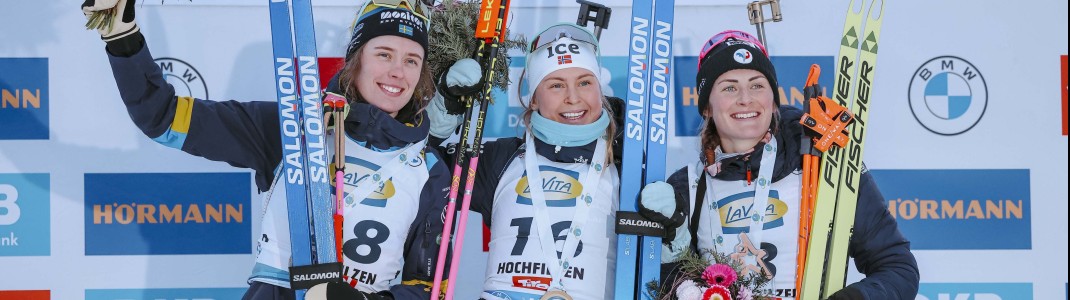 Sprintsieg für Ingrid Tandrevold vor Elvira Öberg und Justine Braisaz-Bouchet.