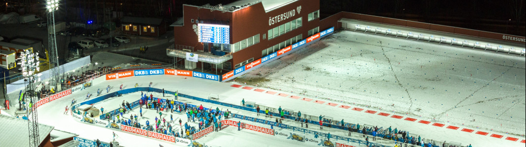Viele Flutlichtrennen: Selbst im März lässt sich die Sonne in Östersund tagsüber nur wenige Stunden blicken.