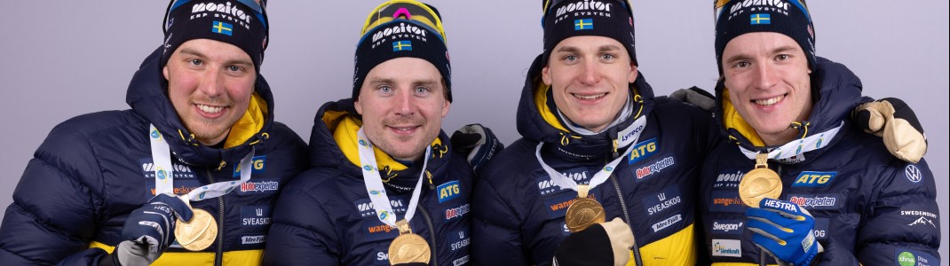 Gold für die schwedische Männerstaffel