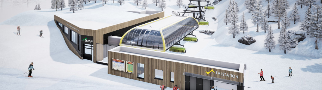 Die Lärchkogelbahn auf der Planai wird erneuert.