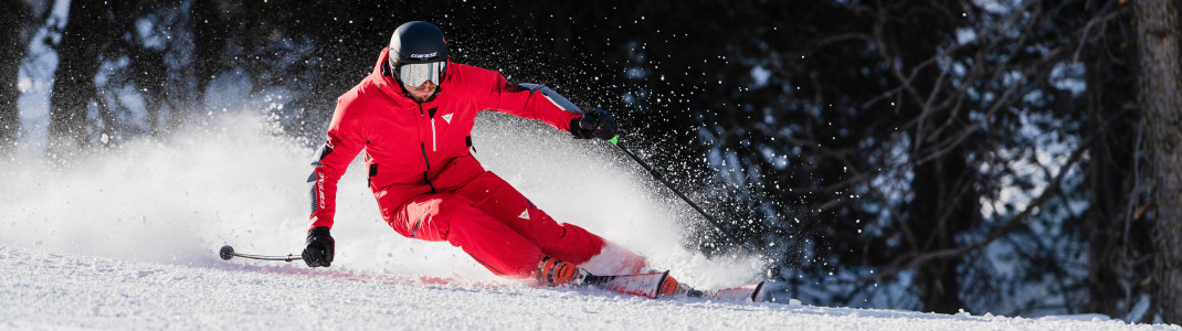 Dainese bietet innovative Schutzausrüstung für die Piste.