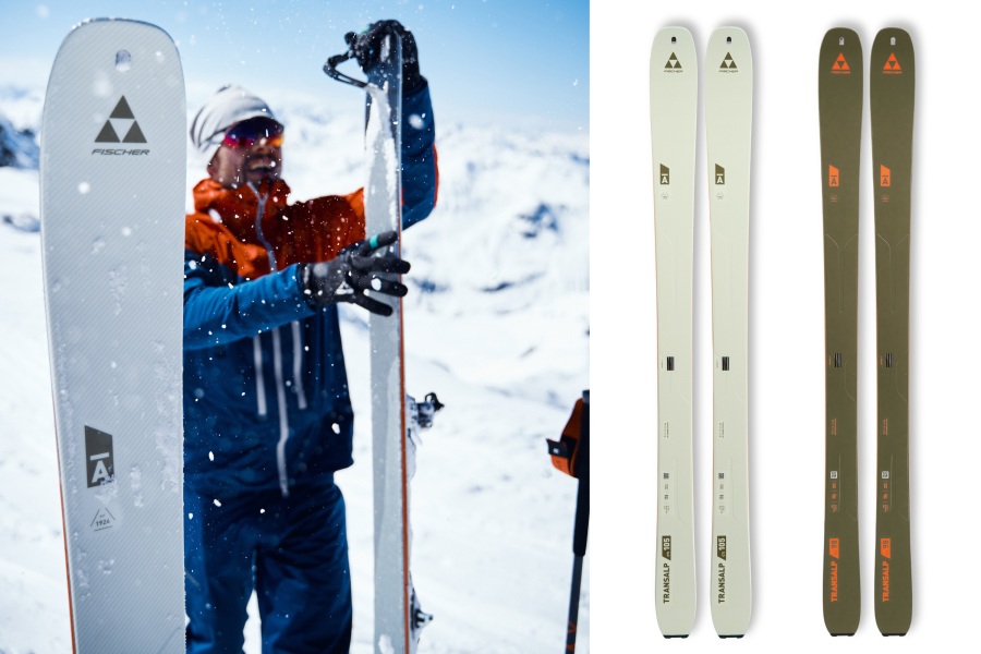 Der Fischer Transalp 105 CTI und der Transalp 98 CTI sind von den Freeride-Modellen inspiriert.