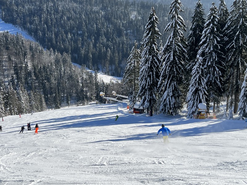 Fahre nur so schnell, wie es dein Können und die aktuellen Bedingungen auf der Piste zulassen.