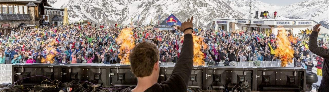 Party pur beim Electric Mountain Festival in Sölden!