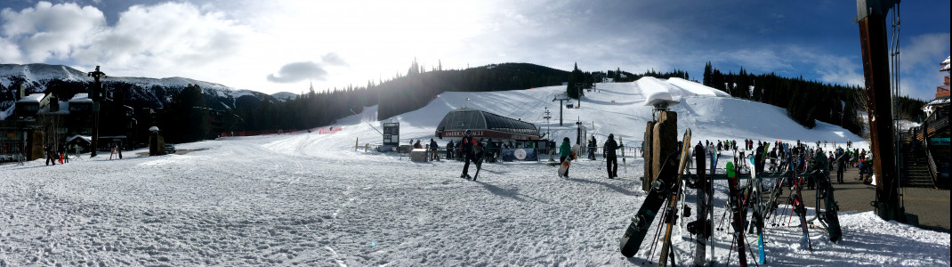 Neben dem American Eagle befindet sich die Super Pipe am Copper Mountain.