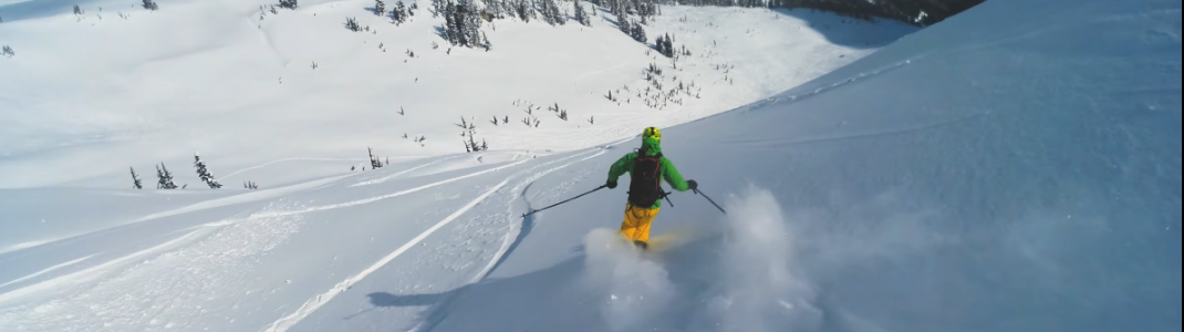 Die unendliche Weite in Whistler hat den jungen Stuttgarter von Anfang an begeistert.