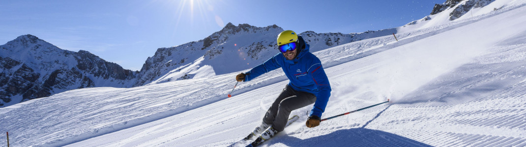 Breite Pisten für Genuss-Carver - davon gibt es im Tannheimer Tal jede Menge