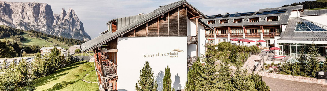 Das Seier Alm Urthaler besticht durch seine herrliche Lage inmitten der Dolomiten.