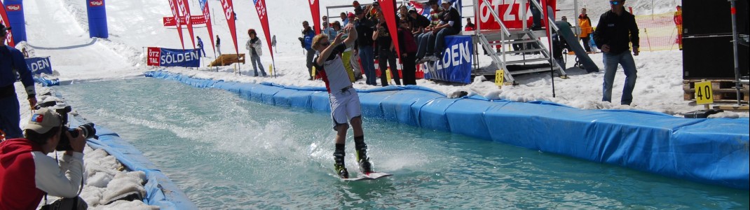 Stolze 60 Meter lang wird der Eiswasserkanal am Rettenbachgletscher sein.