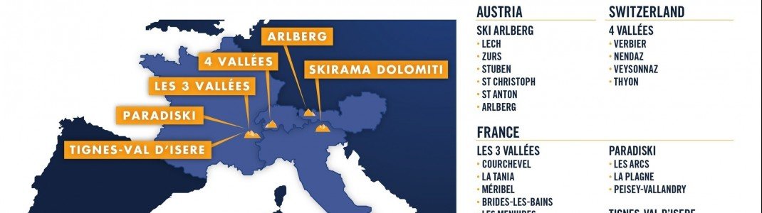Diese europäischen Skigebiete sind beim Epic Pass dabei.
