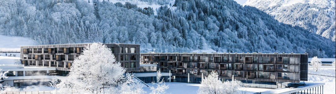 Das Falkensteiner Hotel Montafon liegt direkt am Erlebnisberg Golm.