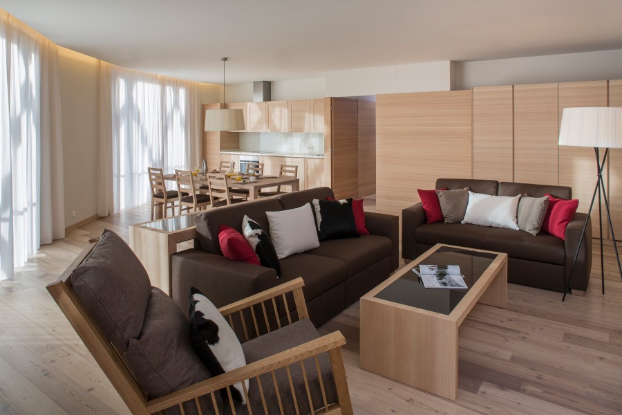 Gemütlich und komfortabel sind die Appartements der Falkensteiner Residences edel:weiss.