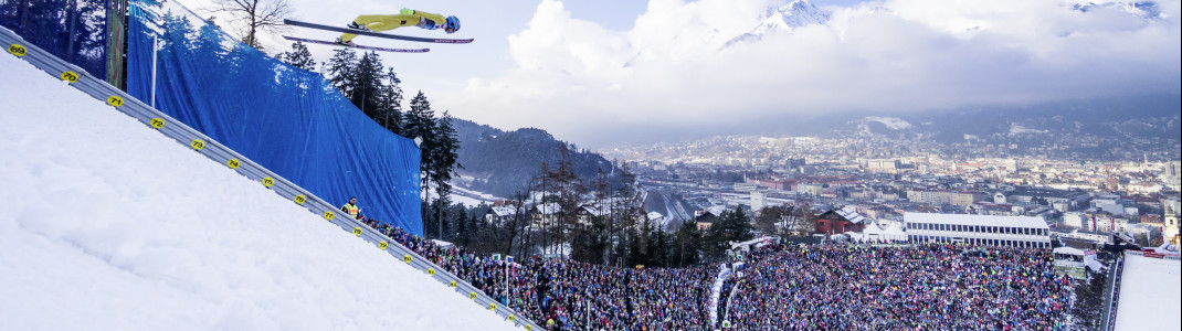 Die Bergisel-Schanze in Innsbruck ist Schauplatz der Nordischen Ski WM 2019