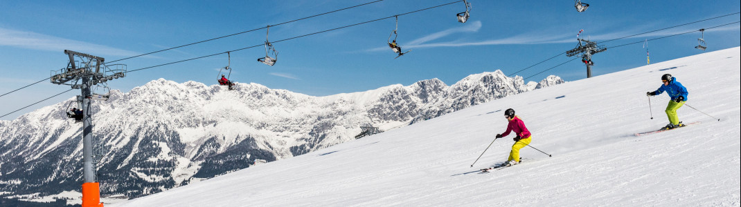 Neun Talorte, moderne Liftanlagen und jede Menge Sonnenterrassen zeichnen die SkiWelt Wilder Kaiser - Brixental aus.