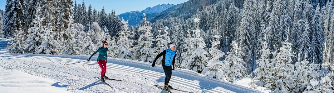 1.300 Loipenkilometer zwischen Ost- und Südtirol bieten einzigartige Landschaften und traumhafte Dolomitenblicke.