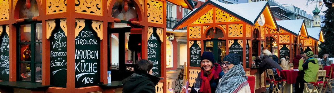 Für Osttirol de luxe wird der Lienzer Hauptplatz zur Sonnenterrasse.