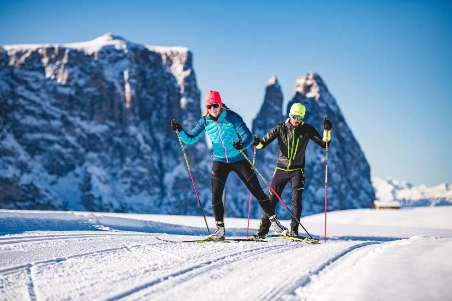 Entdecke die atemberaubende Seiser Alm auch abseits der Skipisten.