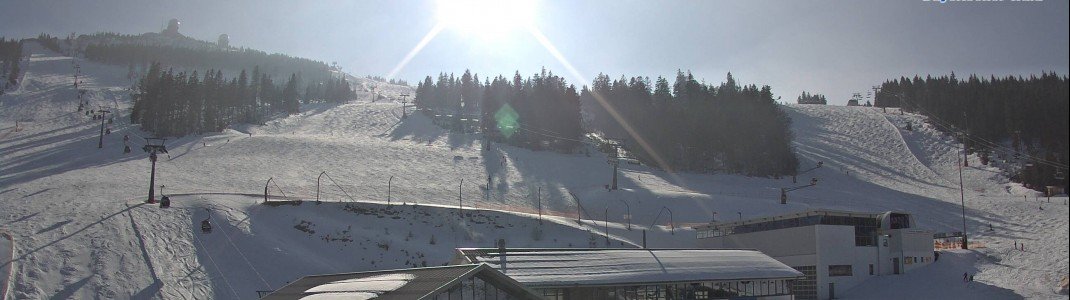 Besonders am Arber könnten die Bedinungen zu Ostern nicht besser sein