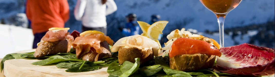 Mediterrane Speisen gibt es auf der Comicihütte.
