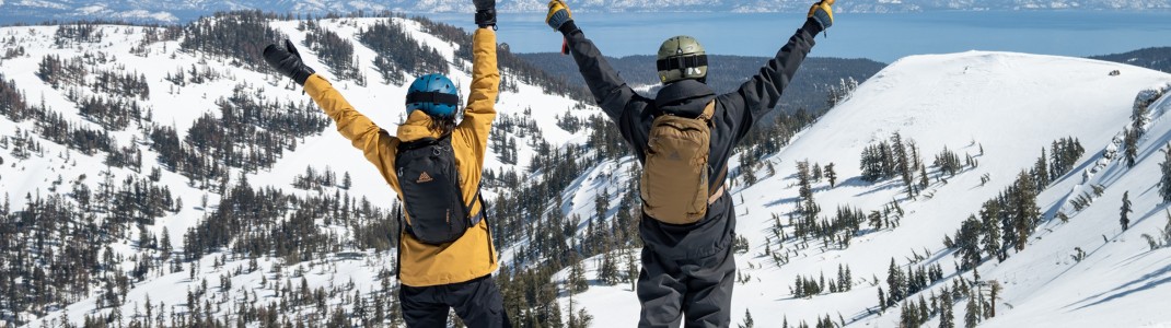Skirucksäcke als praktische Begleiter auf der Piste.