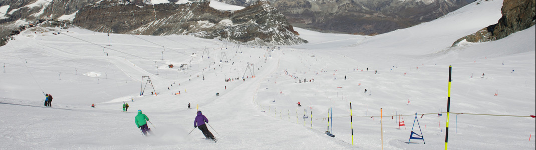 21 Pistenkilometer sind in Zermatt im Sommer geöffnet.