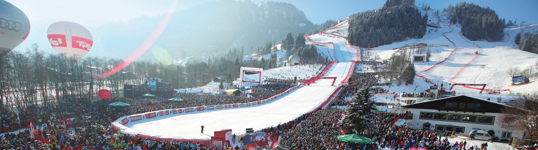 An der Strecke werden in Kitzbühel heuer wieder stolze 80.000 Fans über die drei Renntage erwartet.