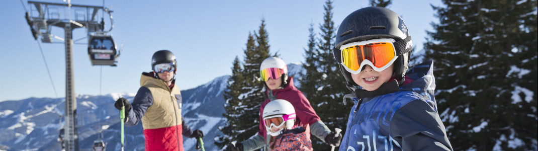 Top-Angebote warten im Skicircus Saalbach Hinterglemm Leogang Fieberbrunn auf Familien.