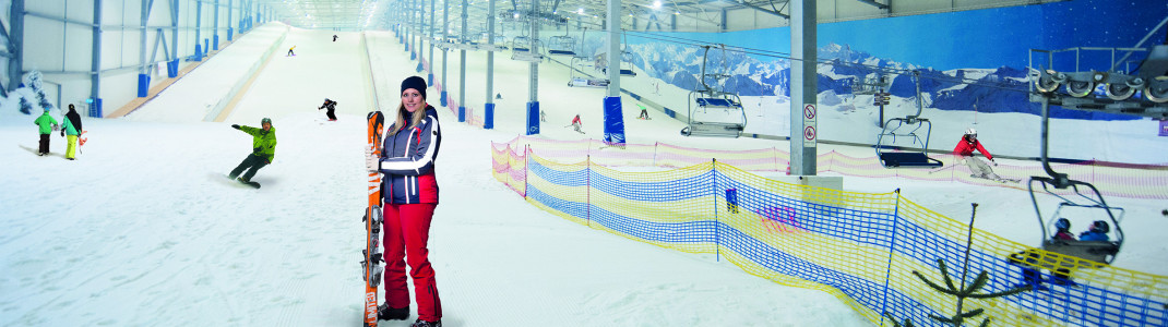 Alpine panorama and chair lift - that's how you learn to ski in Hamburg
