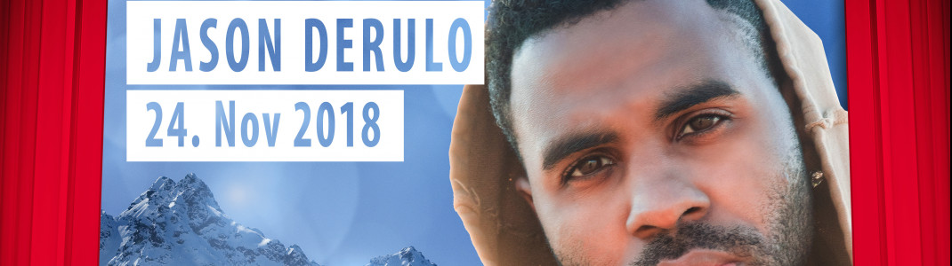 Am 24. November 2018 gibt Jason Derulo beim Top of the Mountain Opening Concert sein Ischgl-Debüt.