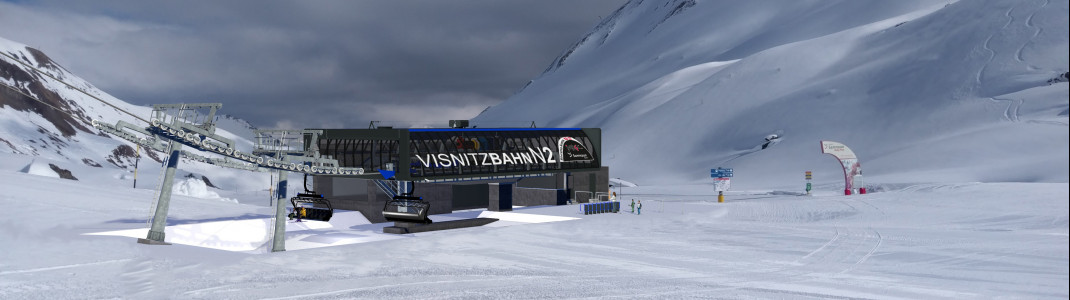 Visualisierung der neuen Talstation Visnitzbahn N2