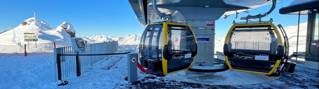 Die Furglerblick Gondelbahn in See wurde im Dezember 2022 eröffnet.