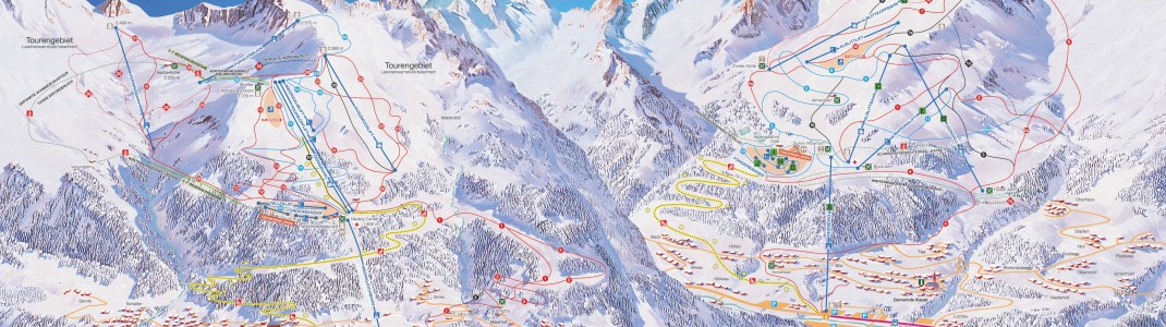 Kappl und See sind nur eine kurze Fahrt mit dem Skibus entfernt.