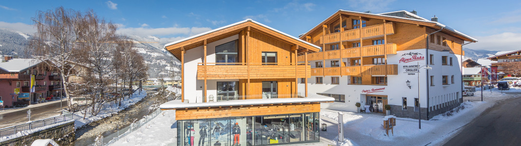Das AlpenParks Hotel & Apartment Orgler liegt im Zentrum von Kaprun.