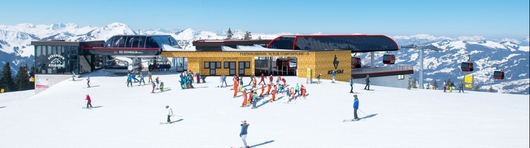 Die neue Bergstation befindet sich direkt neben der Ochsalmbahn.