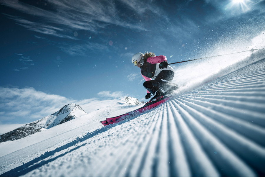 Die 3K K-onnection verbindet den Maiskogel mit dem Gletscherskigebiet am Kitzsteinhorn.
