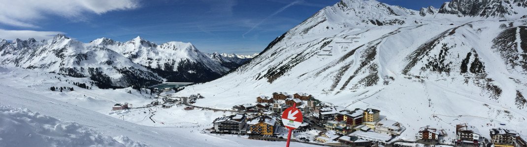 Der Skiort Kühtai liegt auf einer 2.020m hohen Passhöhe.