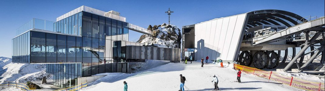 Spektakuläre Glasfassade: das Gourmetrestaurant ice Q.