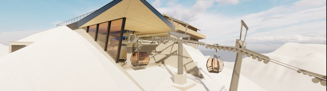 At Zugerberg, the old double chairlift is being replaced by a 10-seater gondola lift.