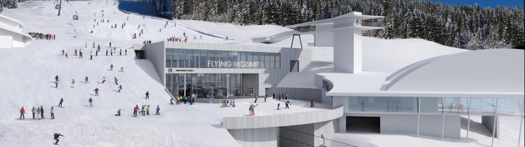 Die Mittelstation der Flying Mozart Bahn wird unterirdisch gebaut.
