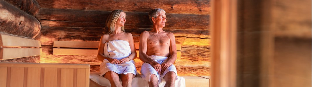 Entspannung pur: Wellness-Auszeit in der Kelosauna des Alpenbad Leutasch.
