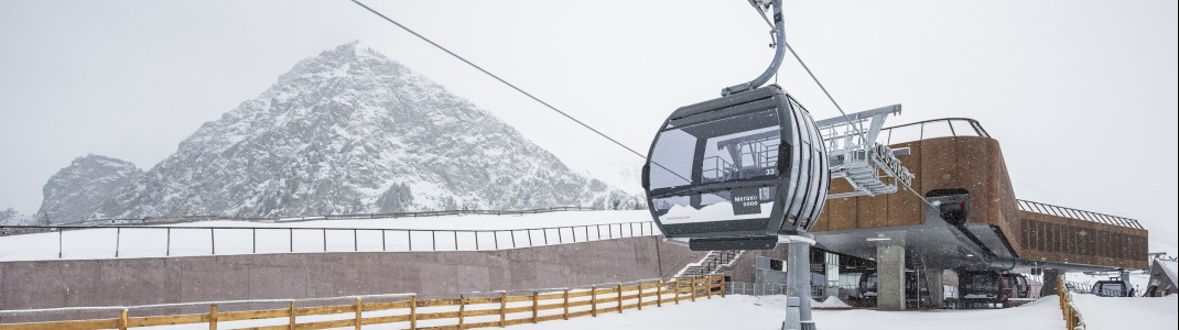 Im Dezember 2022 eröffnet, im Januar 2023 offiziell eingeweiht: die neue Naifjochbahn in Meran 2000.
